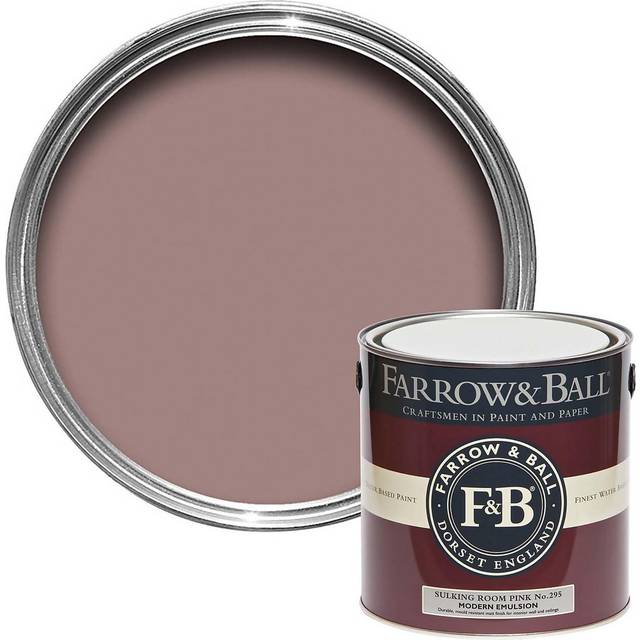 Farrow & Ball - Modern Emulsion - Sulking Room Pink 295 2.5L