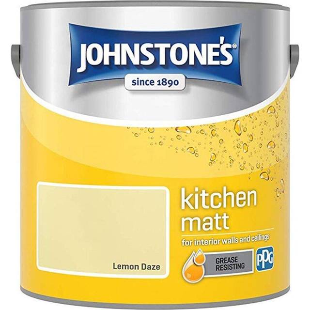 Johnstone's Kitchen Lemon Daze Matt Emulsion Paint 2.5L - JOHNSTONES - Yellow