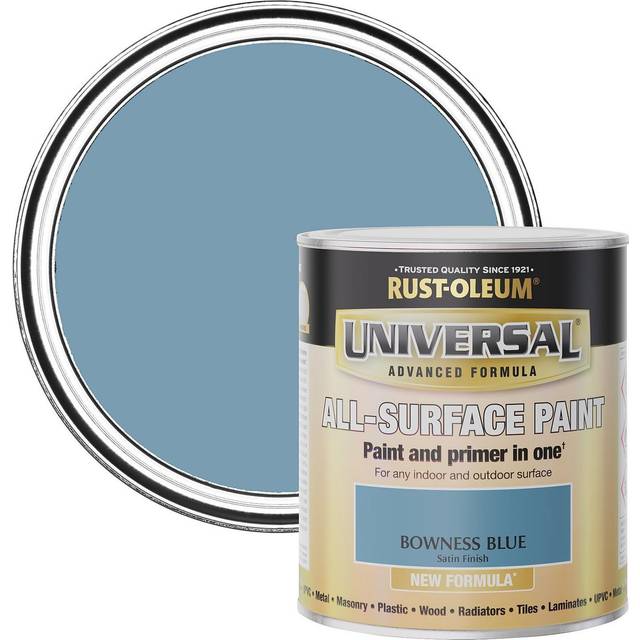 UNIVERSAL ALL-SURFACE, SATIN FINISH - BOWNESS BLUE 750ml - - Blue