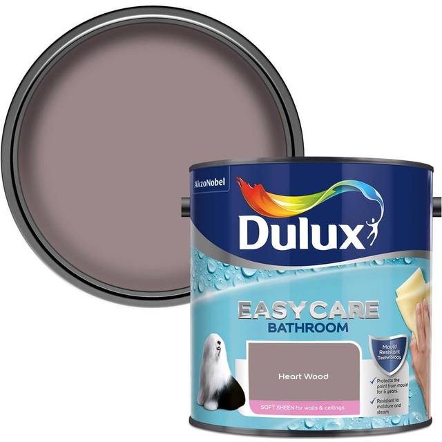 Dulux Easycare Bathroom Soft Sheen, Heart Wood 2.5L