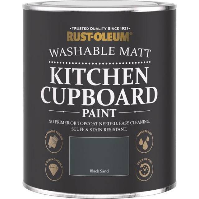 Rust-Oleum Kitchen Cupboard Paint - Black Sand