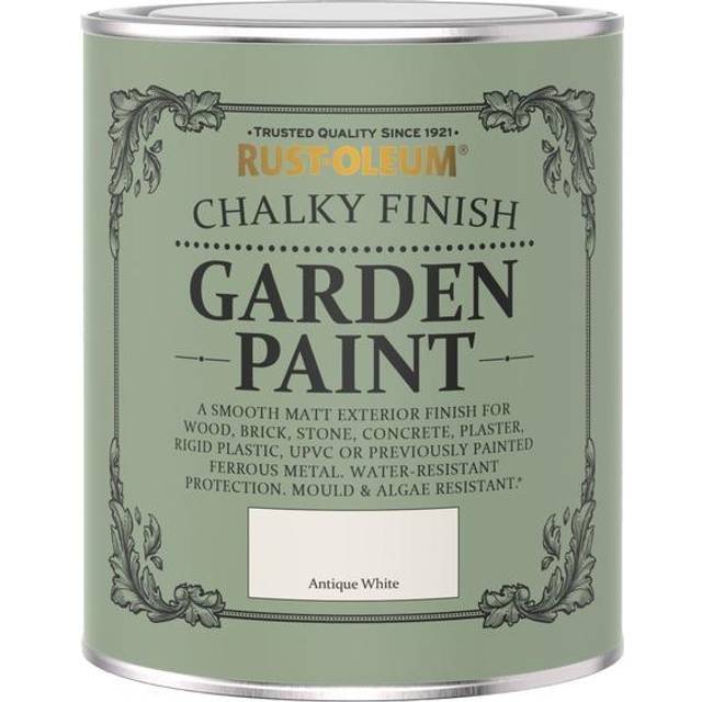 Rust-Oleum Garden Paint in Matt Finish - ANTIQUE WHITE 750ml - White