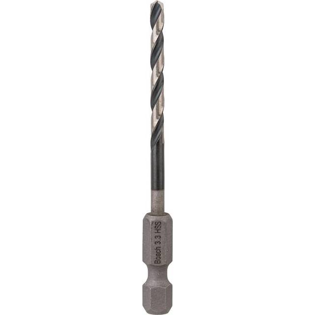 Bosch HSS Hex Shank Drill Bit 3.3mm Pack of 1