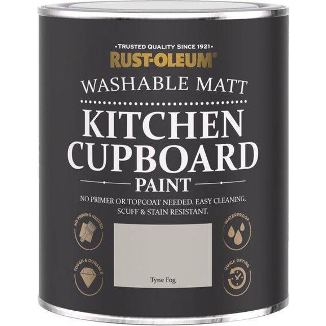 Rust-Oleum Washable Matt Finish Kitchen Cupboard Paint &Ndash; Tyne Fog