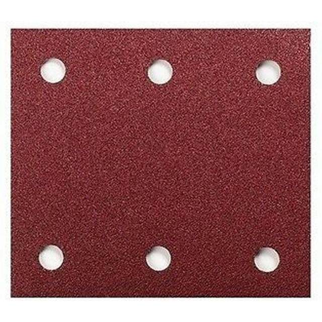 Makita P-33118 P100 Aluminium Oxide 1/4 Sheet (114 X 102MM) Abrasive, 6 Hole, Ho