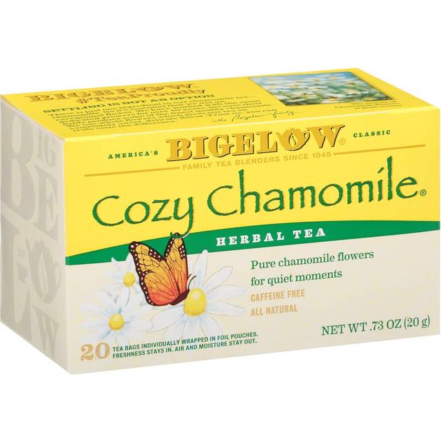 Bigelow Tea Herbal Tea Caffeine Free Cozy Chamomile 20 Tea Bags