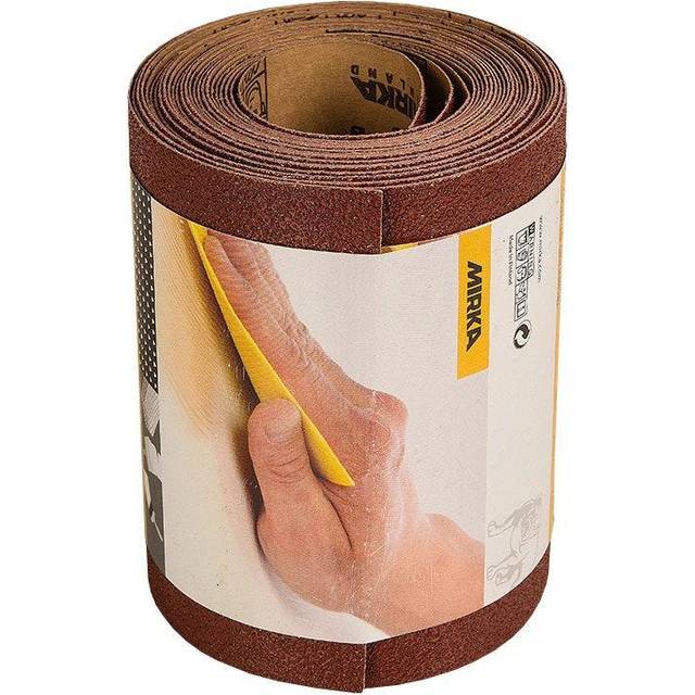 Red Sandpaper Roll 115mm x 5m / grit P40 / 1 roll / For sanding wood, metal and plastic