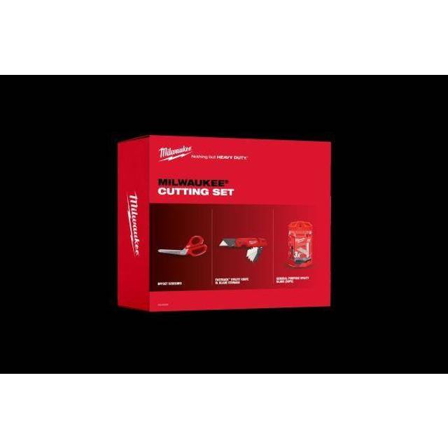 Milwaukee 4932492095 Fällknivskit med 50 knivblad och sax