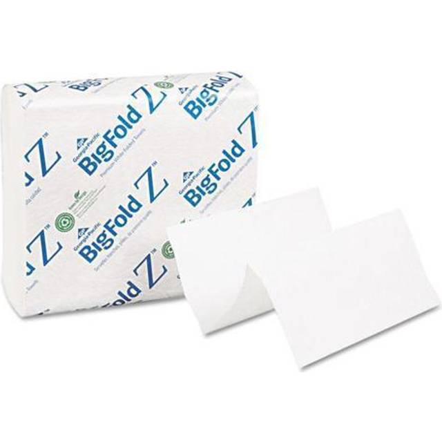 BigFold Z C-Fold Replacement Paper Towels  8 x 11  White  260/Pack  10/Carton (20885)