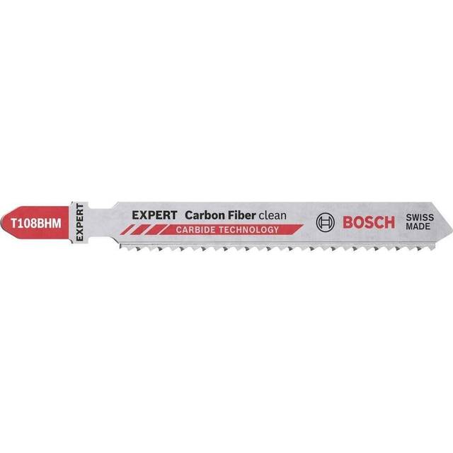 Bosch Expert T108BHM Carbon Fiber Clean Cut Jigsaw Blades Pack of 3