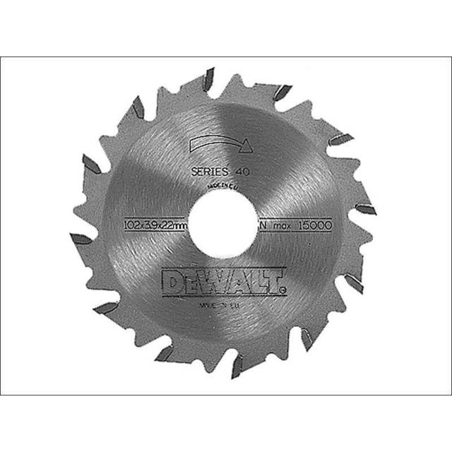 DeWalt Extreme Biscuit Jointer Saw Blade 102mm 12T 22mm