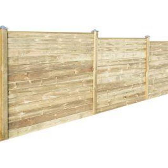 HORTUS 170 cm 4 fag med topprofil flad afslutning og 5 mellem stolper