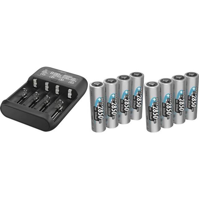 Ansmann Lithium 4 Batteriladdare LiFePO, LiIon, NiCd, NiMH 10340, 10350, 10440, 10500, 10350, 10440, 10500, 12500, 12650, 13500, 13650, 14500, 14650, 16340,