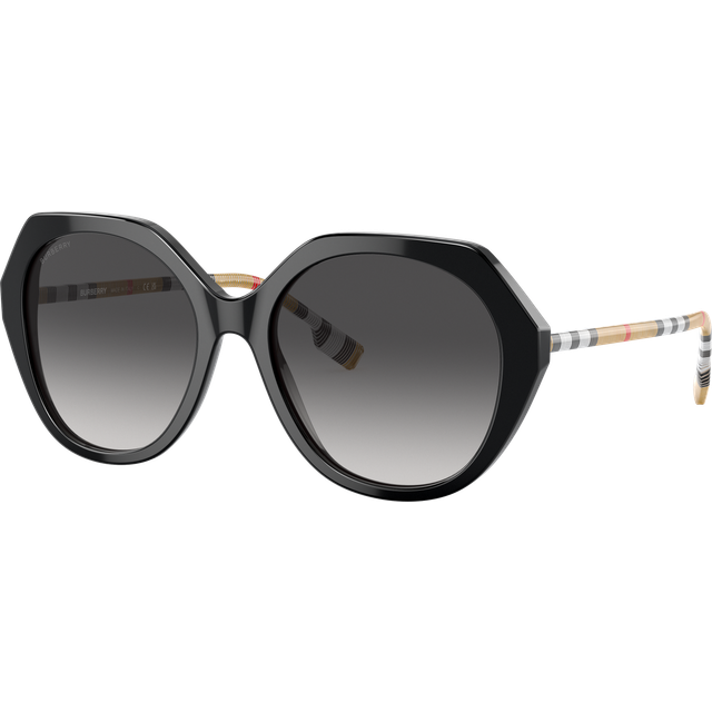 Burberry Woman Sunglass BE4375 Vanessa -  Frame color: Black, Lens color: Grey Gradient