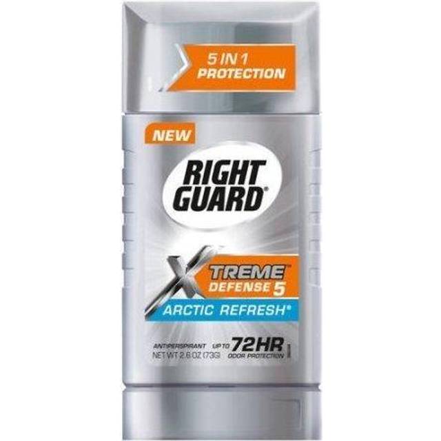 Right guard Xtreme Defense 5  Arctic Refresh Antiperspirant Solid  26 Ounces each  Twin Pack