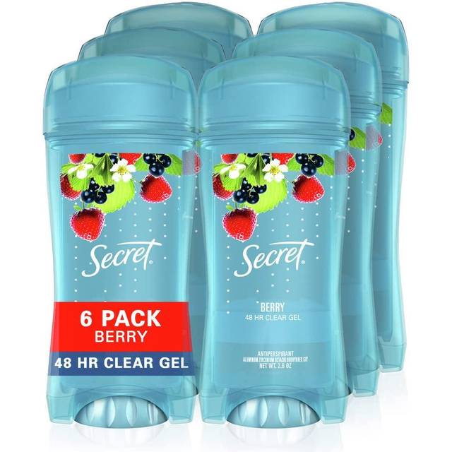 Secret, 48 Hour Clear Gel, Antiperspirant/Deodorant, Refreshing Berry, 2.6 oz (73 g)