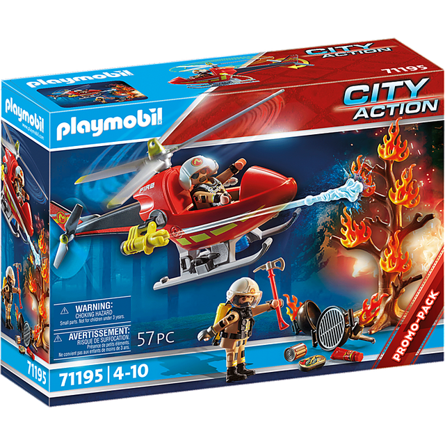 Playmobil 71195 City Action Fire Helicopter