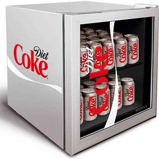 HUSKY Diet Coke HUS-HY209 Drinks Cooler - Silver, Silver/Grey