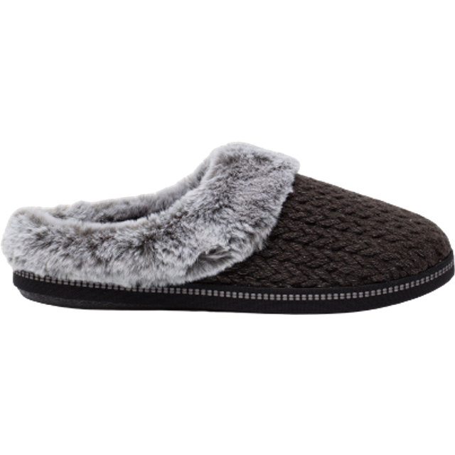 Skechers kvinnors mysiga lägereld sneaker, Svart, 36 EU