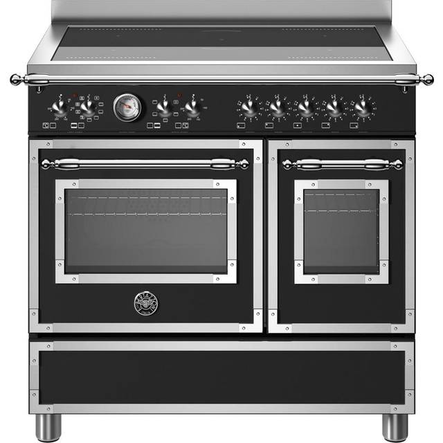 Bertazzoni - Heritage 90 cm (2 ugnar) (Svart) Induktion