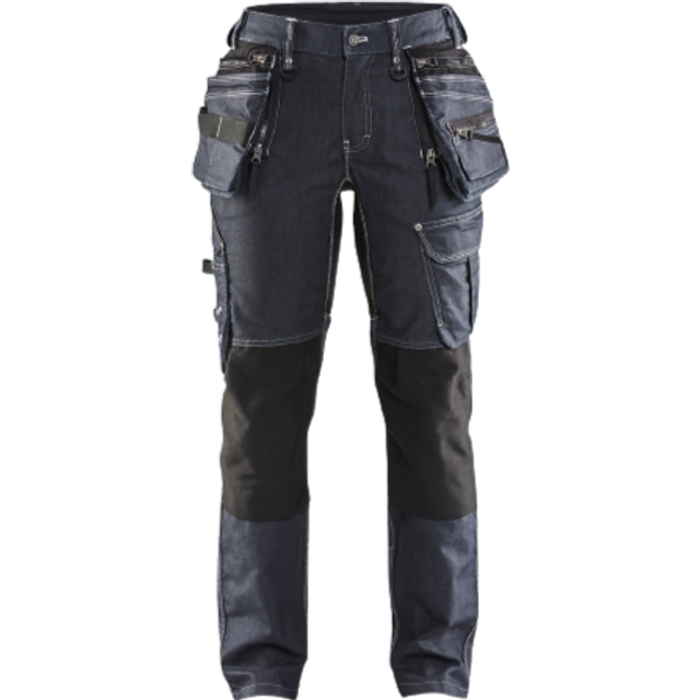 Blaklader Womens Craftman Trousers X1900 Stretch 79901141 Navy Blue/Bl