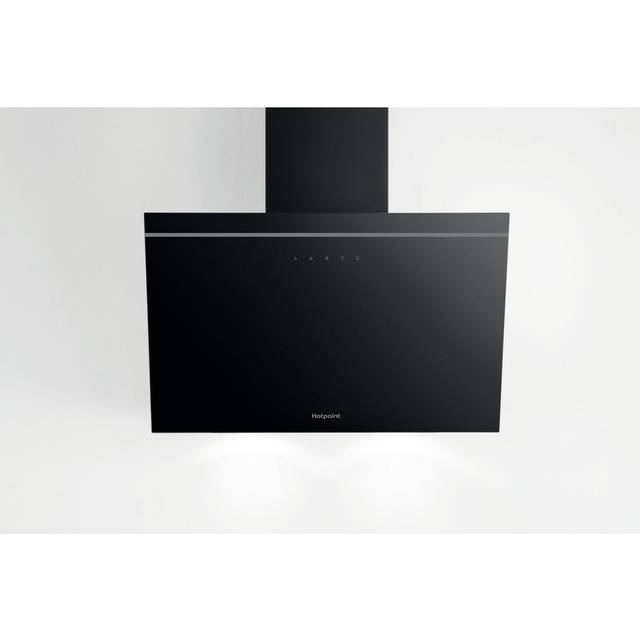 Hotpoint PHVP 62F LT K Chimney Cooker Hood - Black
