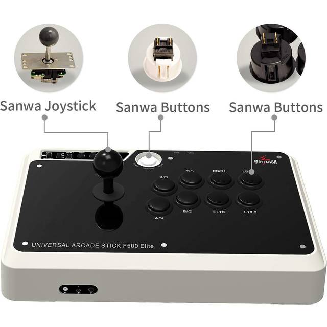 Mayflash Arcade Stick F500 Elite för PS4/PS3 / Xbox ONE S/Xbox 360/Xbox ONE X/PC/Android/Switch/NEOGEO mini