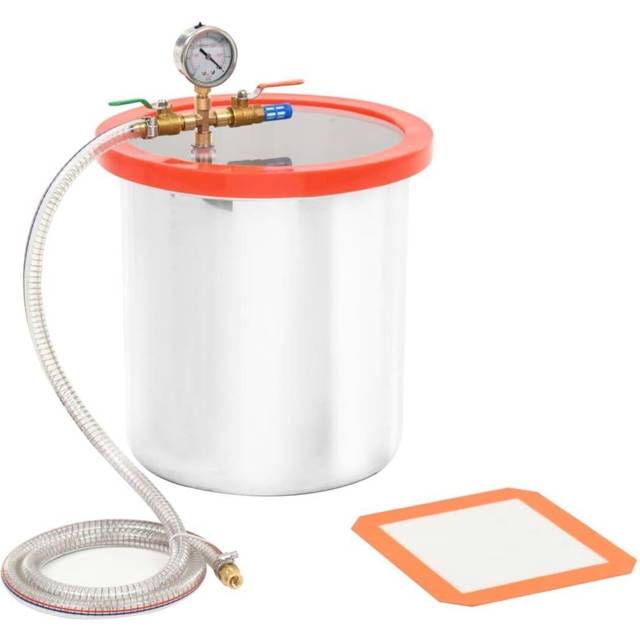 vidaXL Vacuum Chamber Stainless Steel 18.9 L