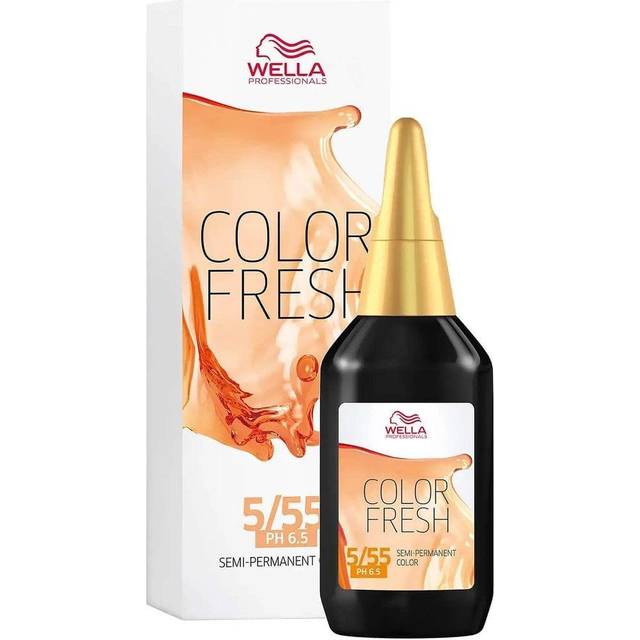 Wella Professionals Colour Fresh Semi-Permanent Colour 5/55 Light Intensive Mahogany Brown