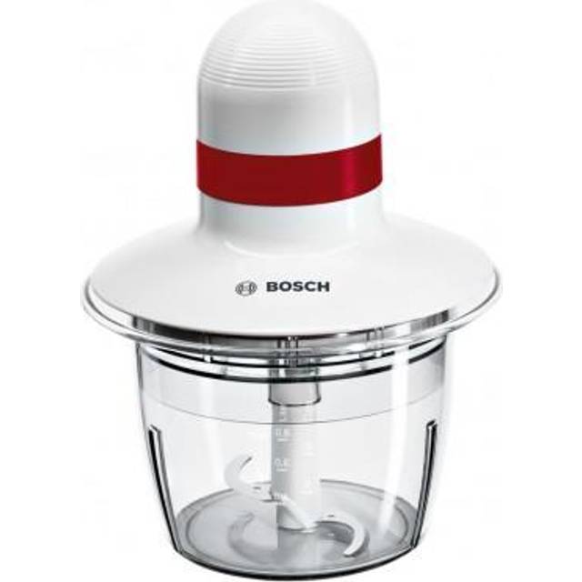 Bosch MMRP1000 elektrisk matchopper 0,8 L 400 W röd transparent vit