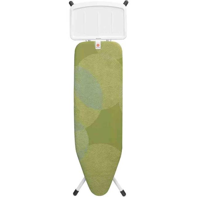 Brabantia Ironing Board B, 124 x 38cm, Solid Steam Unit Holder - Calm Rustle