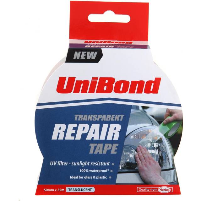 Unibond Repair Tape 50mm x 20m, Transparent