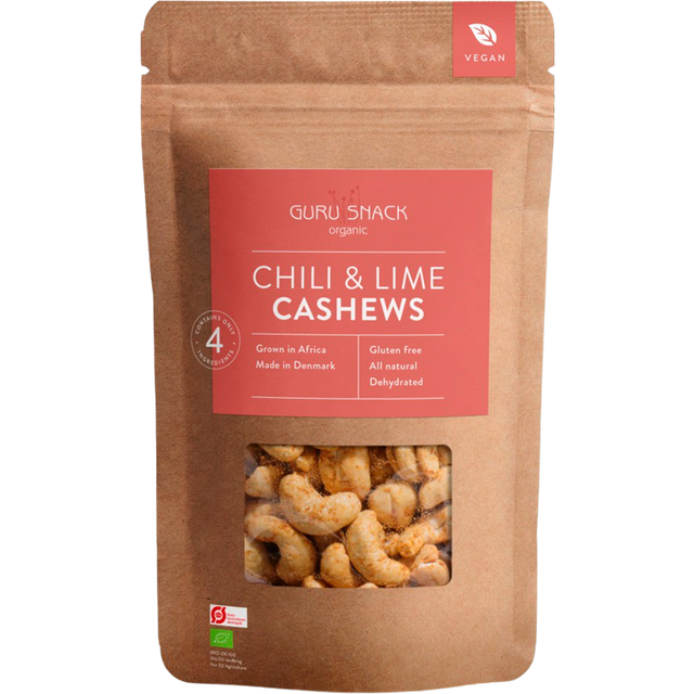 Guru Snack Cashews Chili & Lime EKO - 100 g