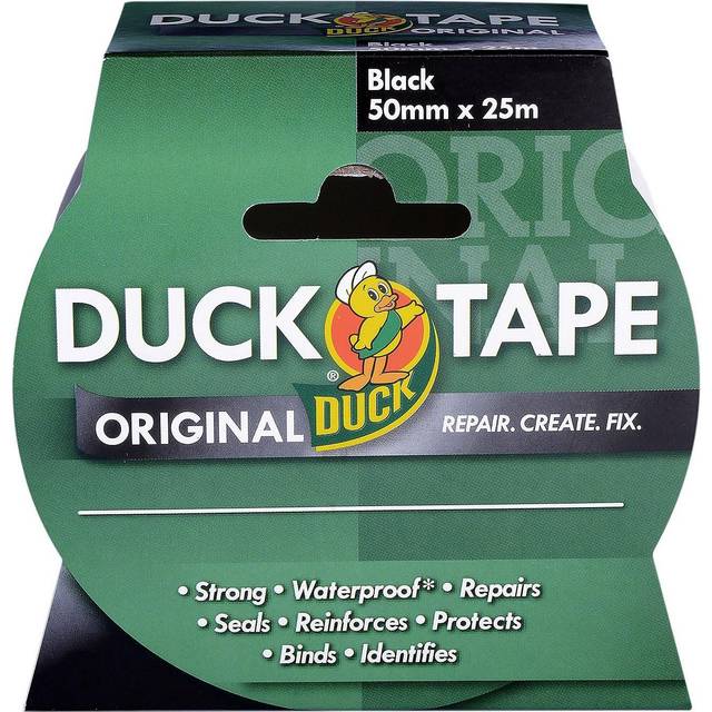 Duck 50mm x 25m Black Duct Tape - Duck Tape