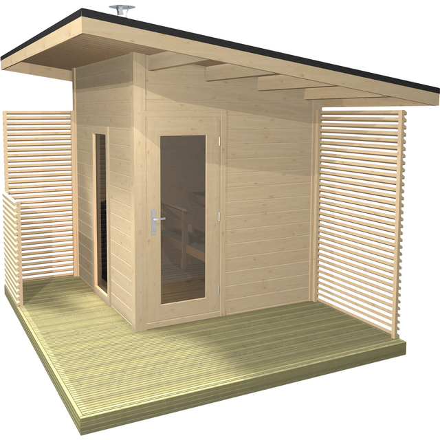 Harvia - Solide Compact. Byggsats bastu 2x2 m