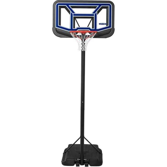 Lifetime Adjustable Portable Basketball Hoop (44-Inch Polycarbonate), Black