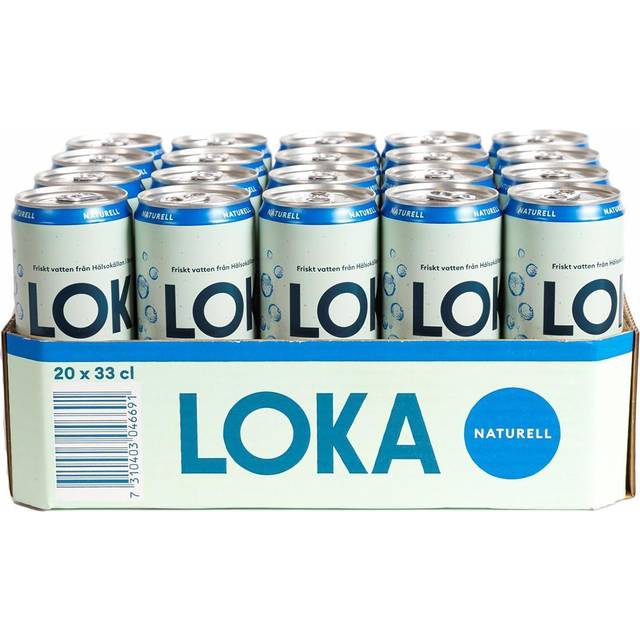 Loka Naturell Slim Can Burk 20x33cl