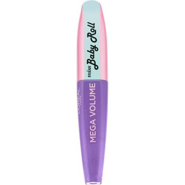 L'Oréal Paris Mega Volume Miss Manga Baby Roll Mascara Lilac, 1-pack (1 x 9 ml)