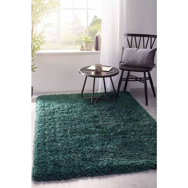 Chicago Shaggy Rug - Forest Green - 90X150
