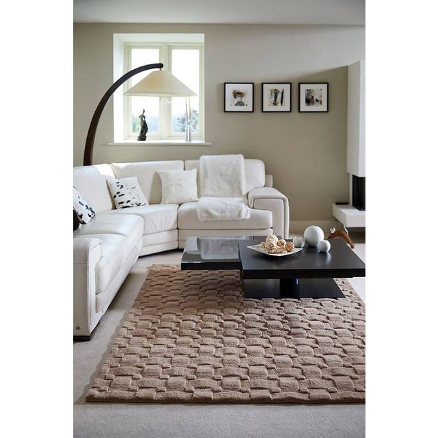 Basketweave Blush Rug - Pink (Rectangle 120 x 170cm)