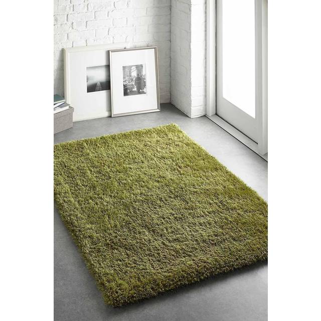 Origins Chicago Olive Polyester Plain Rug