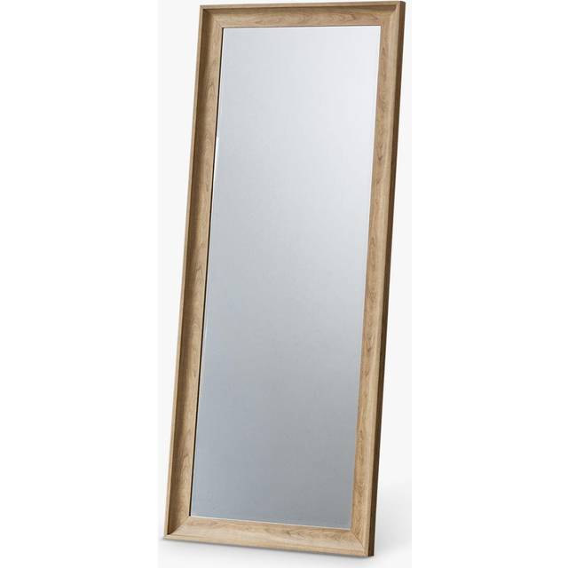 Crossland Grove Reigate Oak Effect Full Length Leaner Mirror - 635 x 1525mm, Brown