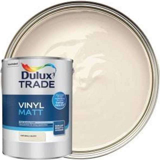 Dulux Trade Vinyl Matt Emulsion Paint - Natural Calico - 5L - White