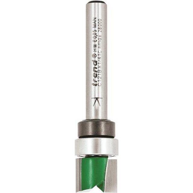 Trend C121B x 1/4 TC Bearing Guided Template Profile Cutter 12.7mm...