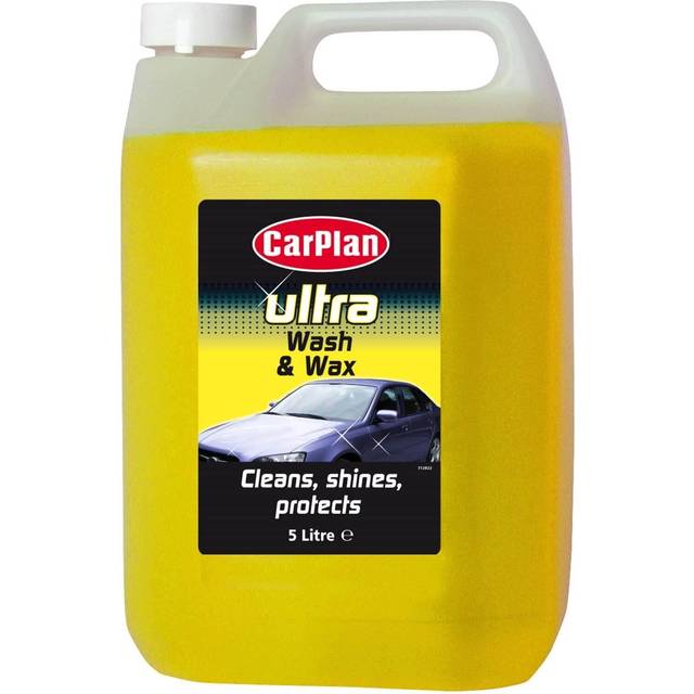 Ultra Wash & Wax Car Shampoo - 5L - Yellow