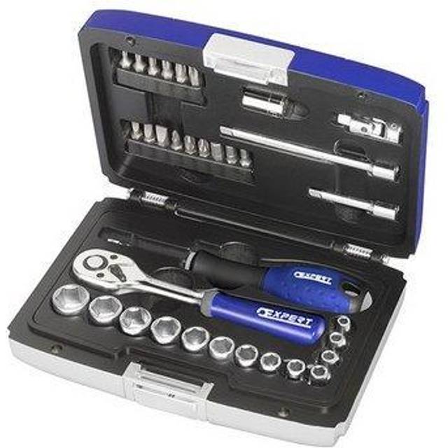Expert 1/4'' sockets & ratchet set