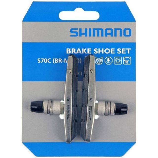 Shimano BR-M770 / M590 S70C Cartridge V-Brake Shoes - Silver
