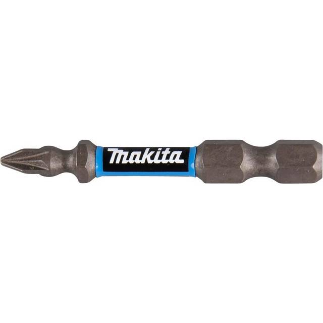 Makita Impact Premier Double Torsion Pozi Screwdriver Bits PZ1 50mm Pack of 2
