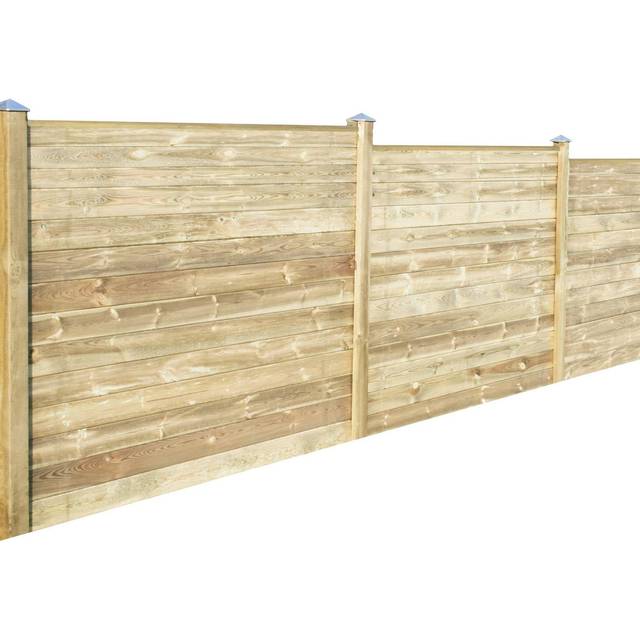 HORTUS 170 cm 3 fag med topprofil flad afslutning og 4 mellem stolper
