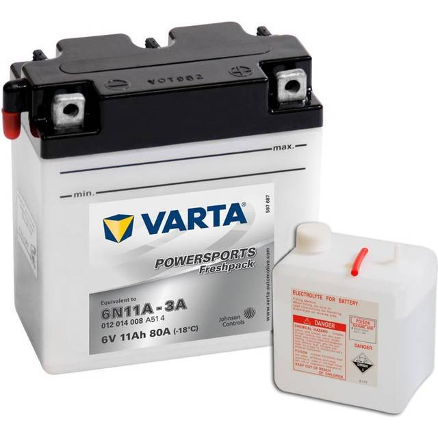 Varta 011 014 (012 014) 008 - 6V 11Ah (Motorcykelbatteri)